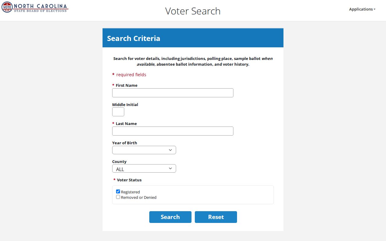 Salisbury people search with North Carolina voter records