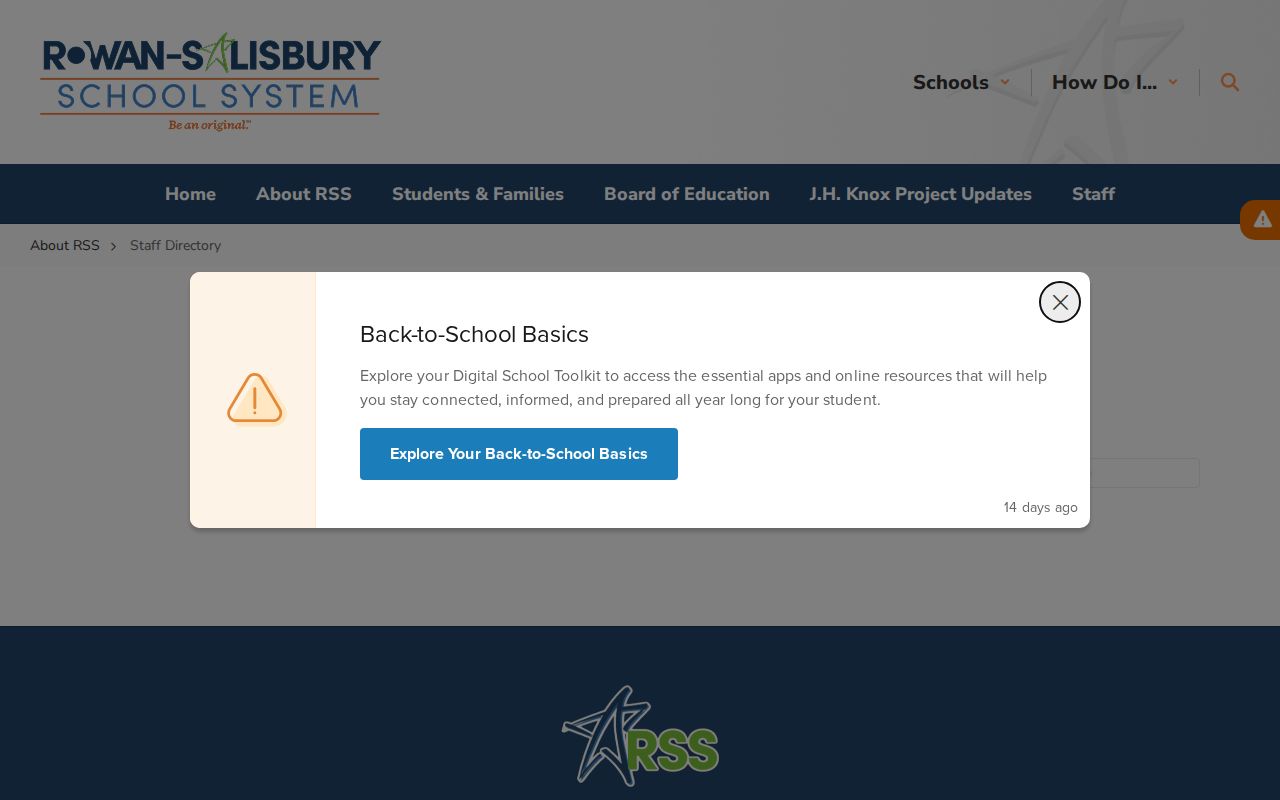 Salisbury people directories Rowan-Salisbury Schools staff search